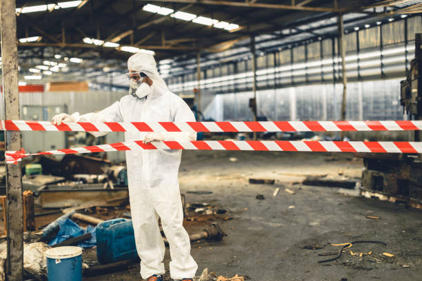 Professional Sewage Cleanup technician working in Andrews Air Force Base, MD